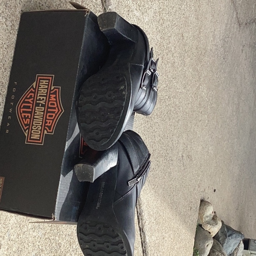 HARLEY-DAVIDSON  women boots size 7.5  beautiful but to small for me - Picture 7 of 7